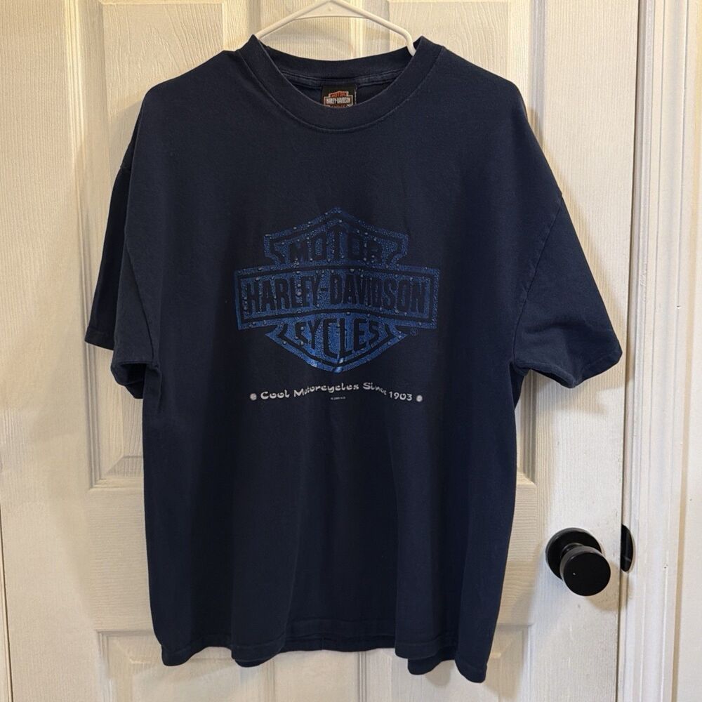 VTG Harley Davidson Maui Hawaii Dealer T Shirt XL 2003 Eagle Dolphin Graphic
